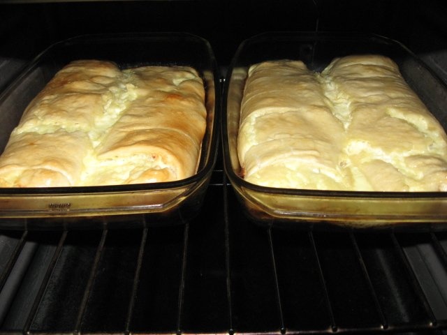 Placinta rulata cu branza si Turta in foi