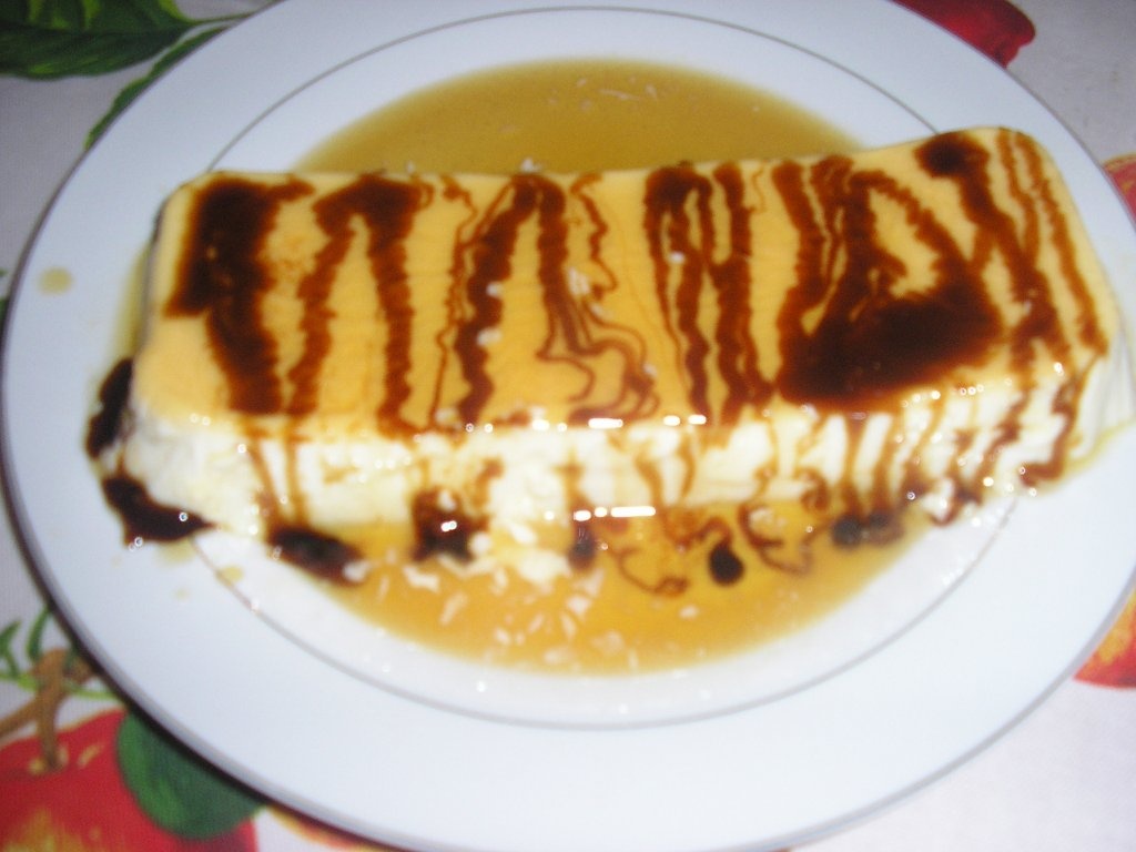 panna cotta cu zahar ars