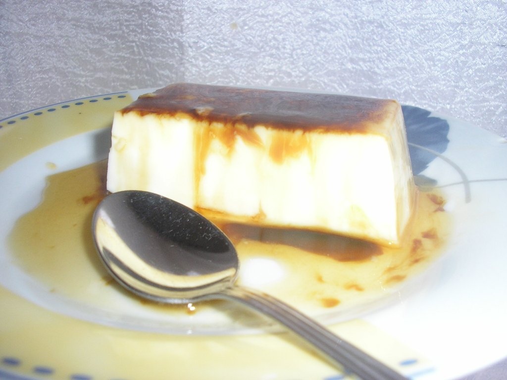 panna cotta cu zahar ars