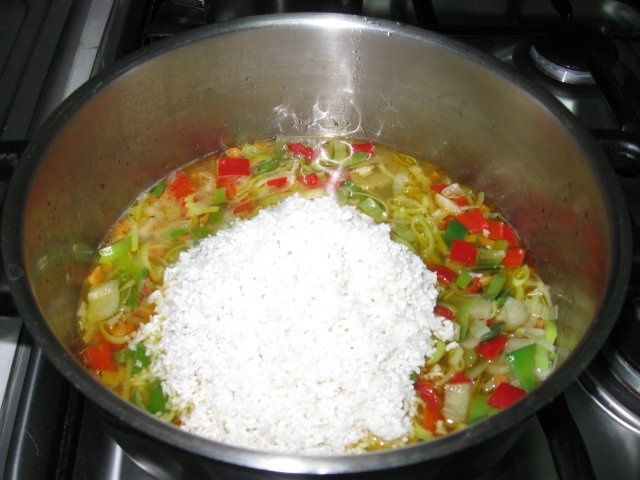 Pilaf cu praz de post