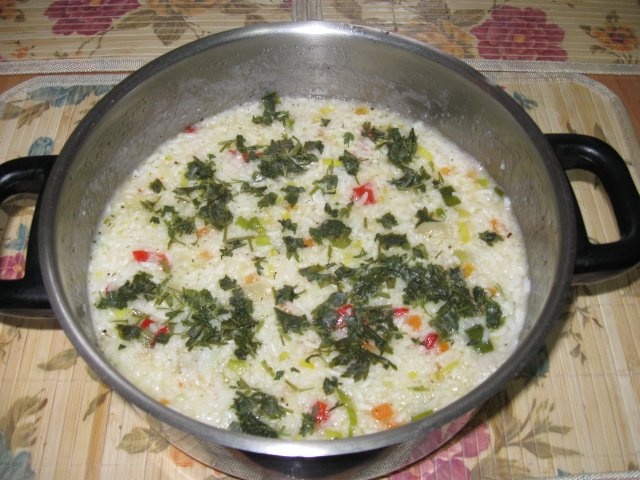 Pilaf cu praz de post