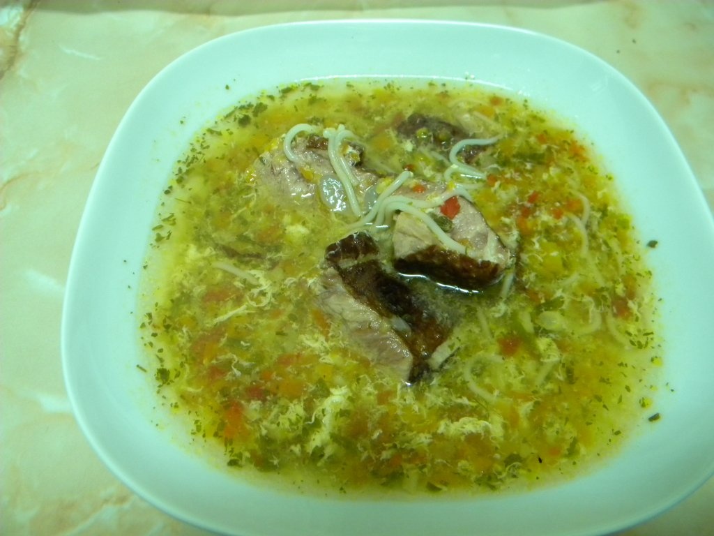 Ciarba din coasta afumata