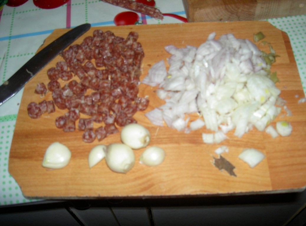 ciupercute cu orez si  cartofi nature