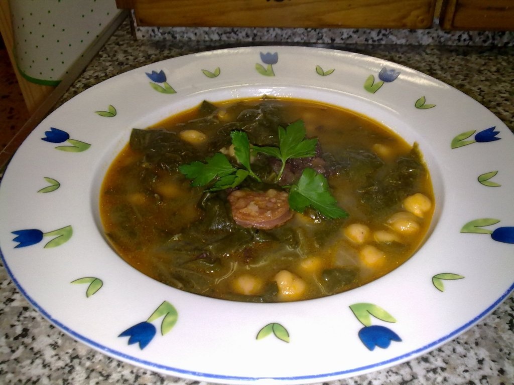 Potaje de acelga(tocana de cardon)