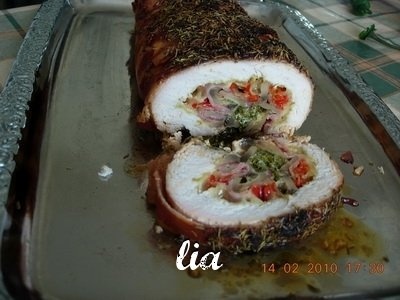 Rulada din piept de curcan