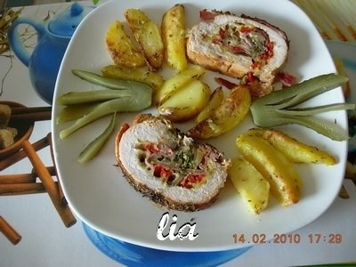 Rulada din piept de curcan