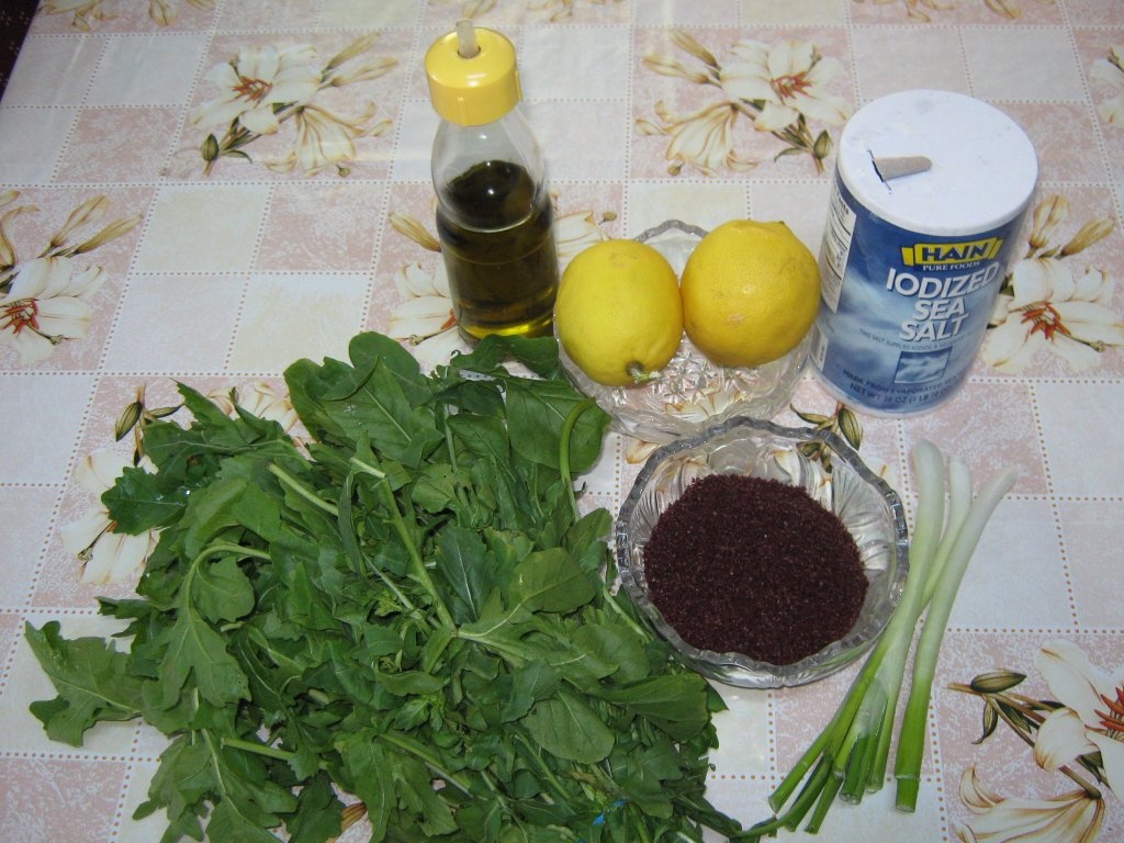 Salata de rucola-specific tarilor arabe