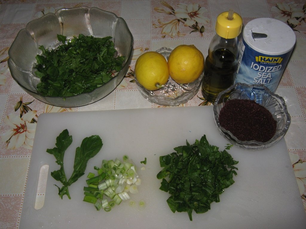 Salata de rucola-specific tarilor arabe