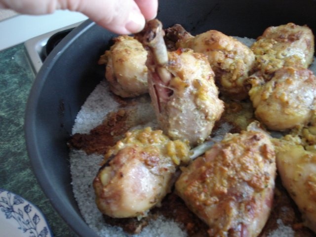 Pulpe de pui pe sare