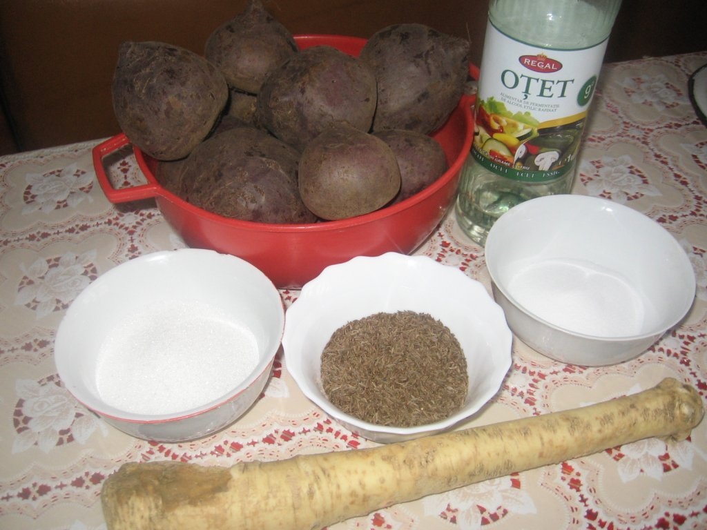 Salata de sfecla rosie