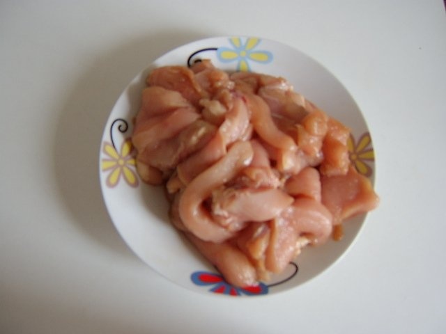 Pui cu ananas si Rizi-bizi