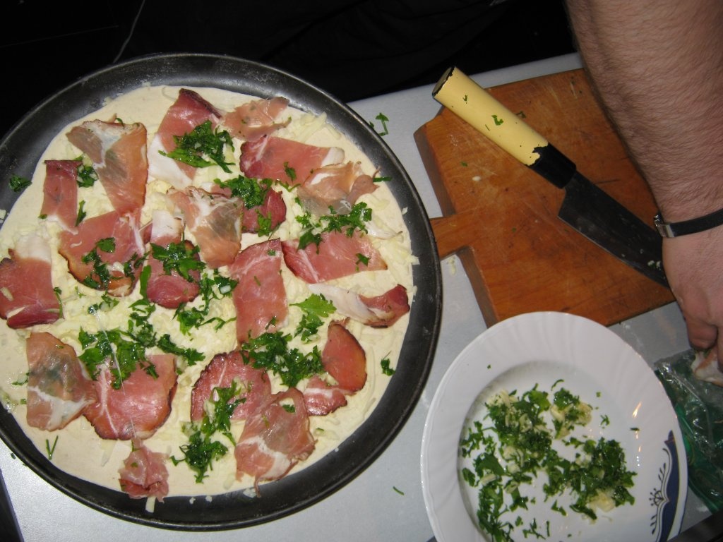 pizza prosciutto