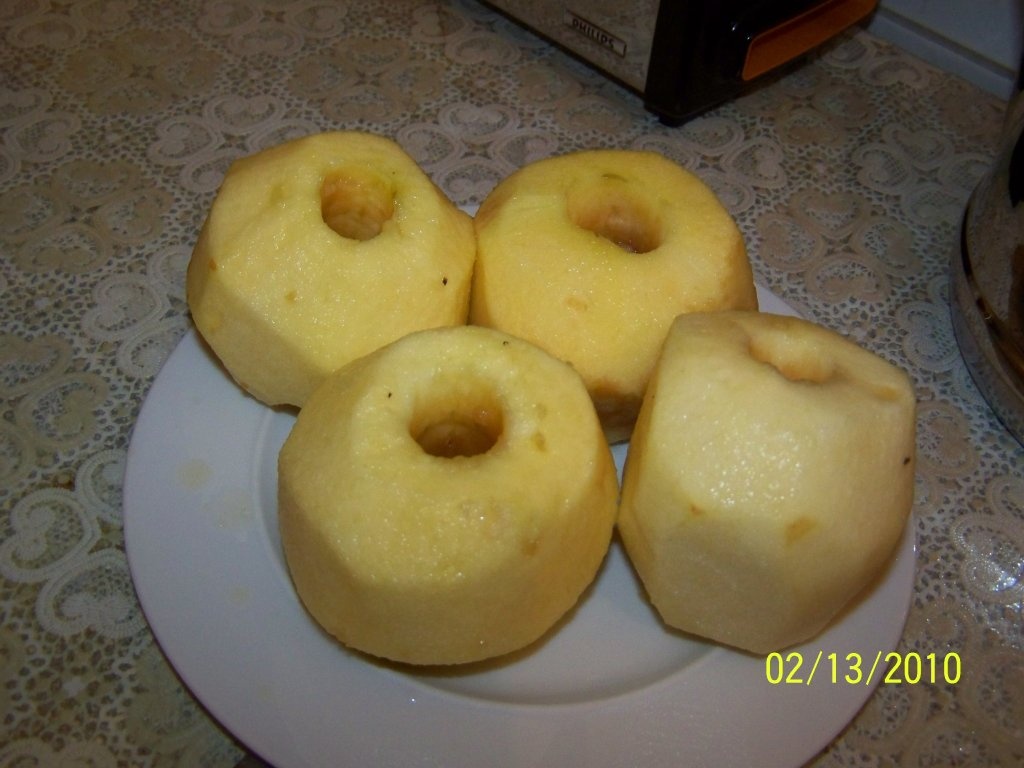 tort cu mere si crema de zahar ars