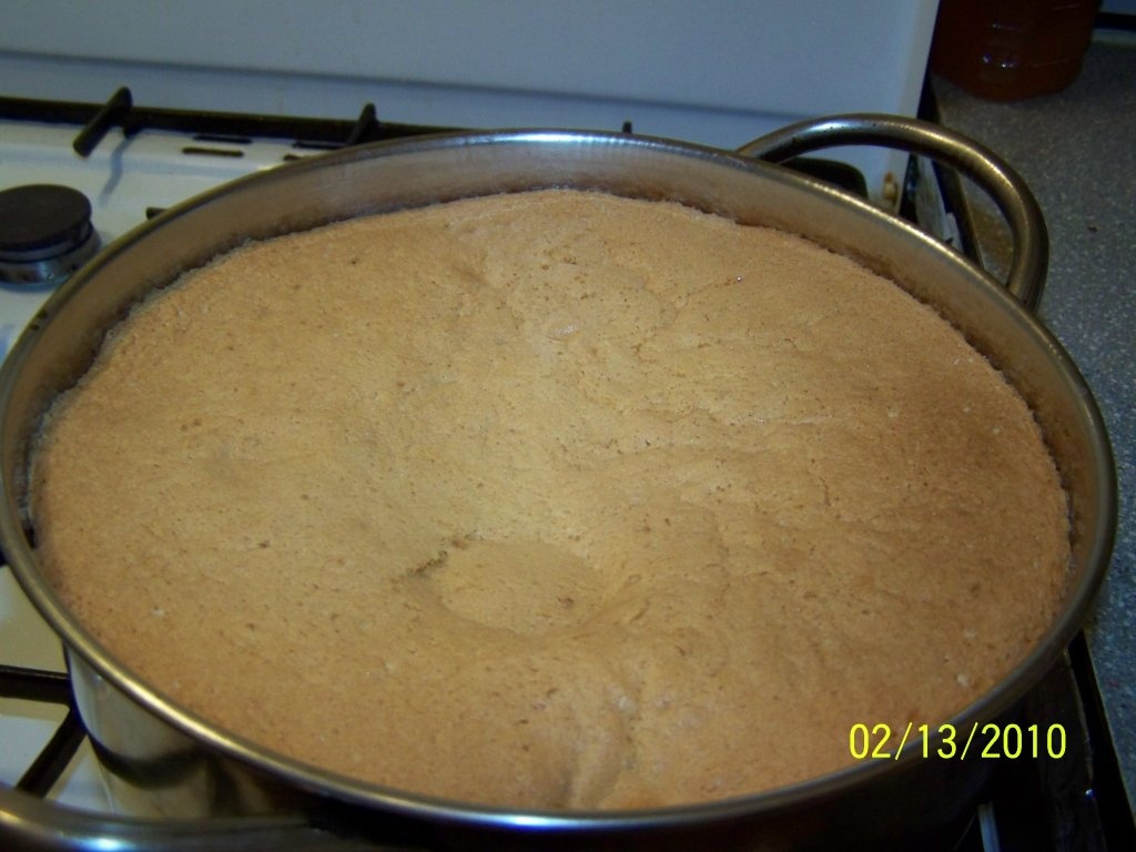 tort cu mere si crema de zahar ars