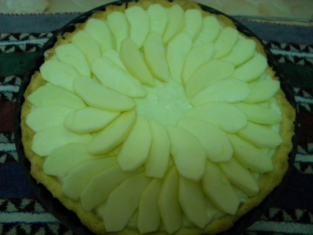 Tarta cu mere si crema de vanilie