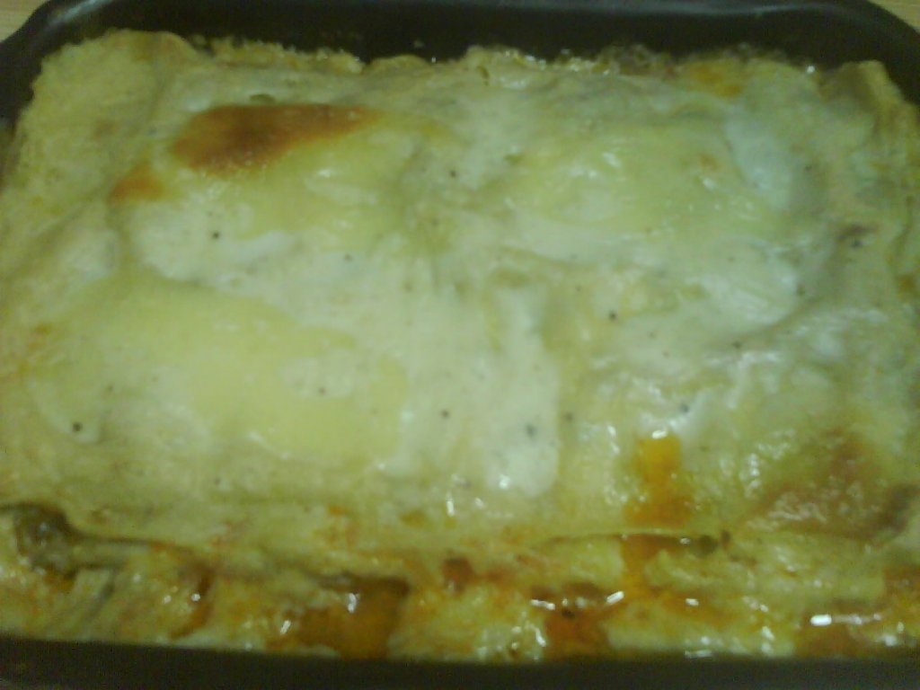 Lasagna cu carne de vita