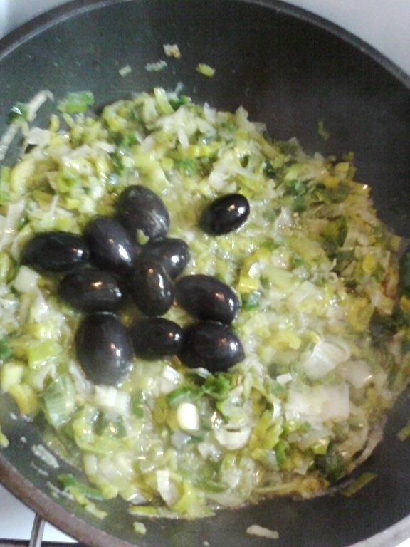 Mancarica de praz cu masline