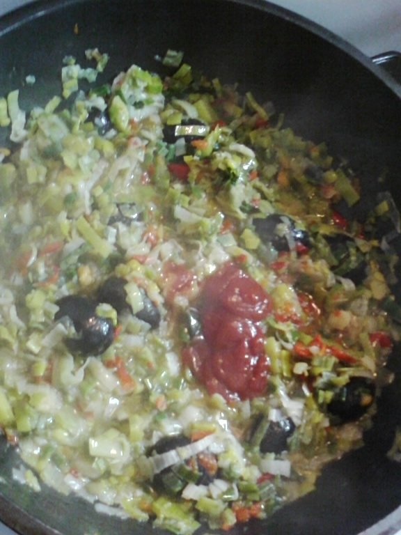 Mancarica de praz cu masline