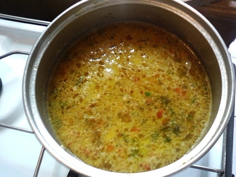 Bors cu ciuperci pleurotus