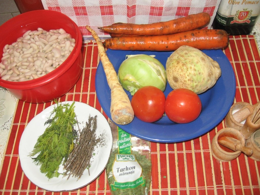Ciorba de fasole uscata cu tarhon