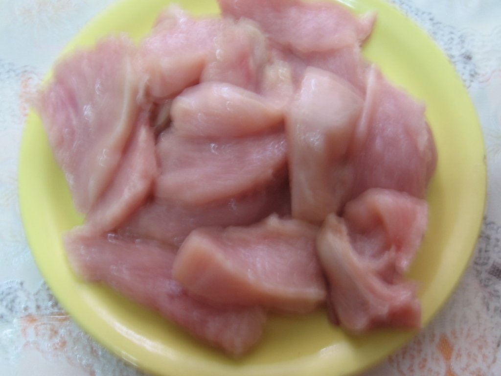 Piept de curcan cu ciuperci si smantana