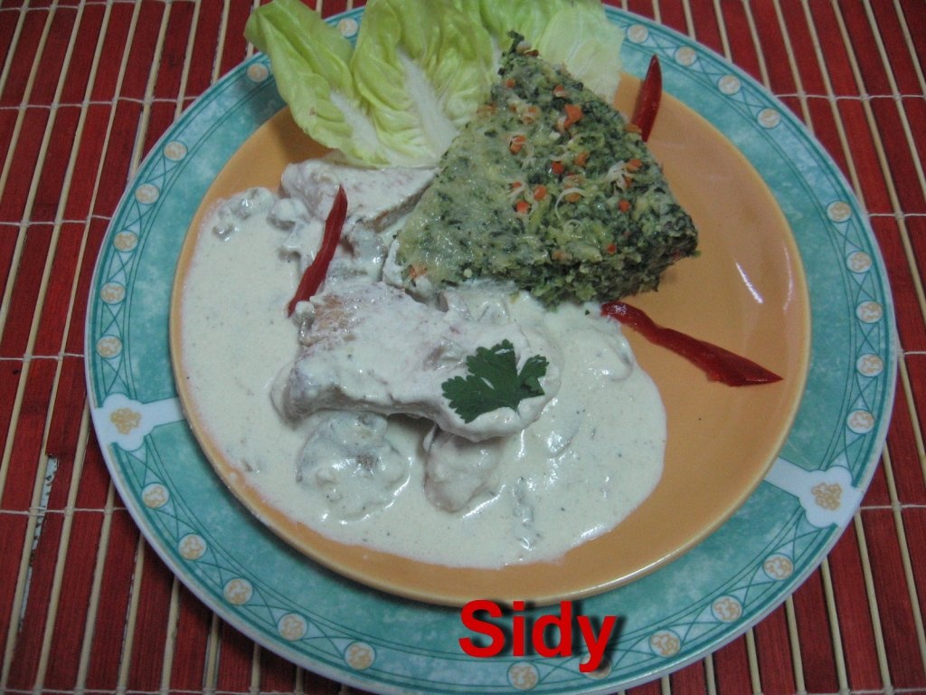 Sufleu de spanac cu cartofi