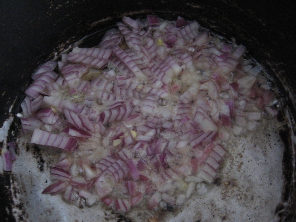 Fasole verde cu ciuperci