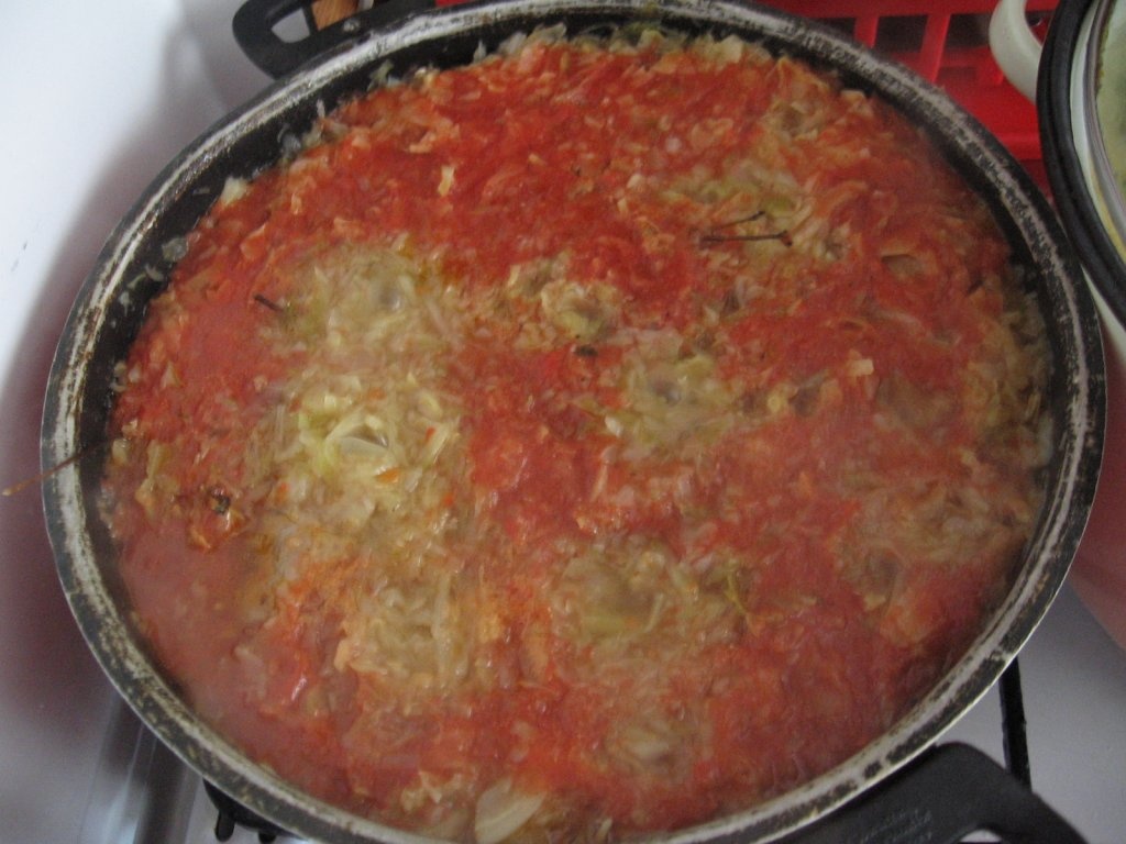 Mancare de varza alba cu carne de porc