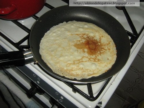 Clatite cu ciocolata si banane