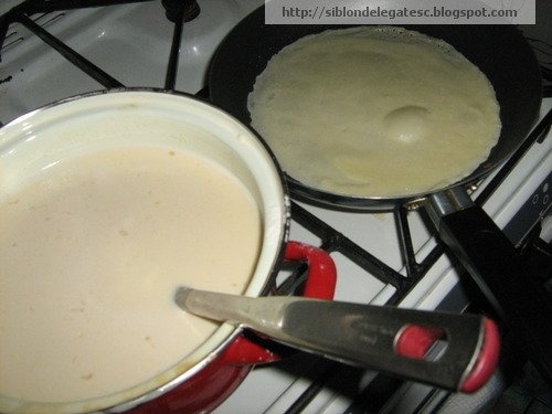 Clatite cu ciocolata si banane