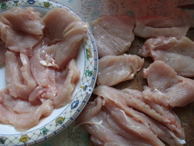 Piept de pui natur la gratar