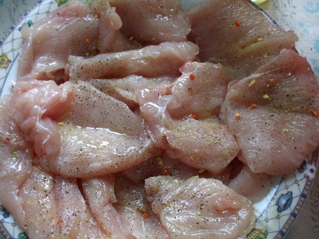 Piept de pui natur la gratar