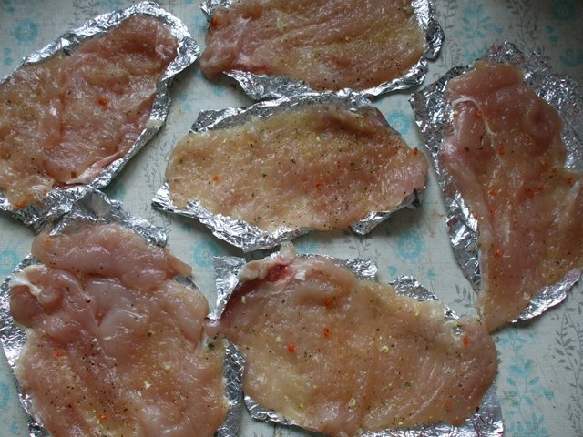 Piept de pui natur la gratar