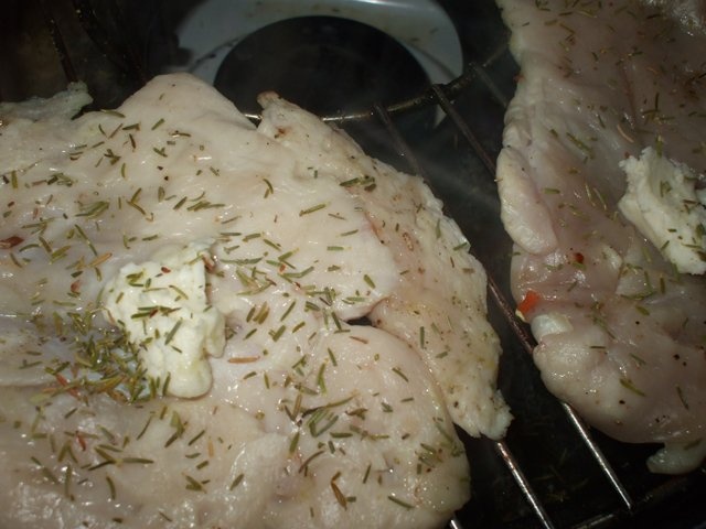 Piept de pui natur la gratar