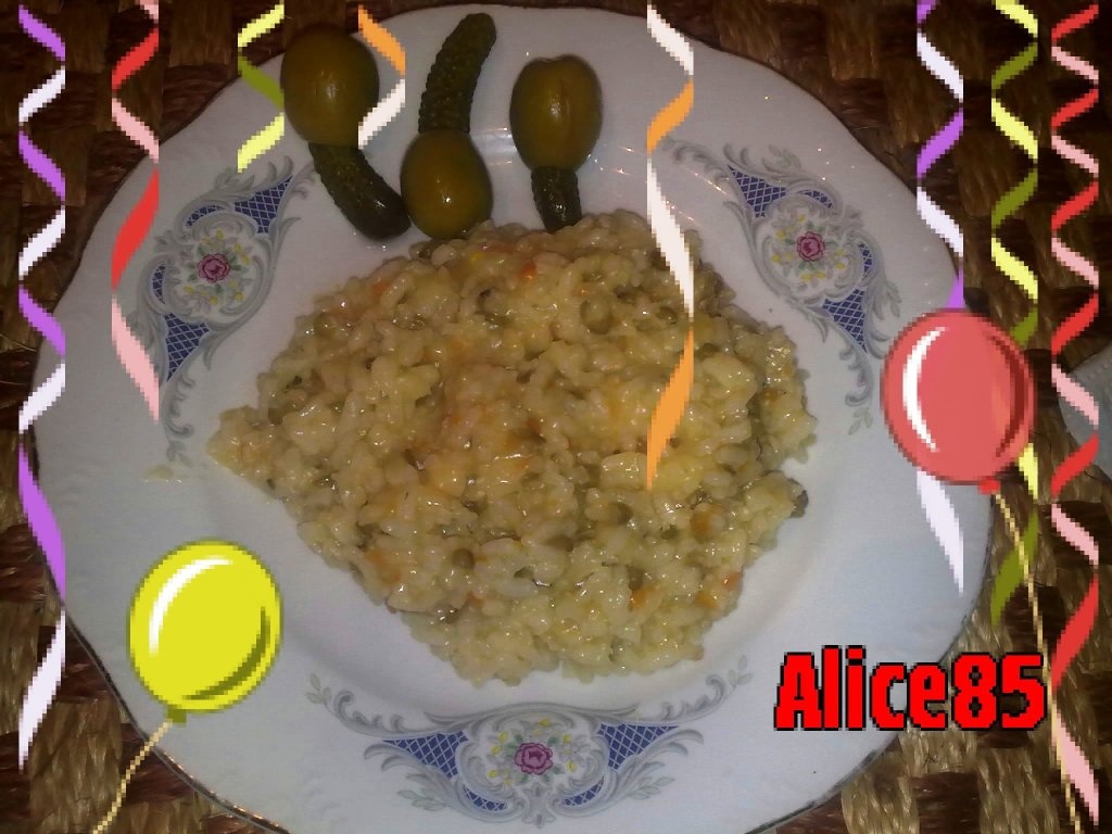 Pilaf cu morcov si soia.