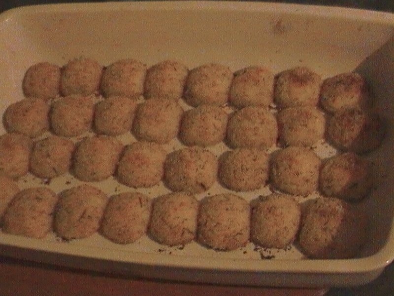 Crochete de cartofi la cuptor