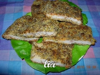 Fileuri de peste la cuptor