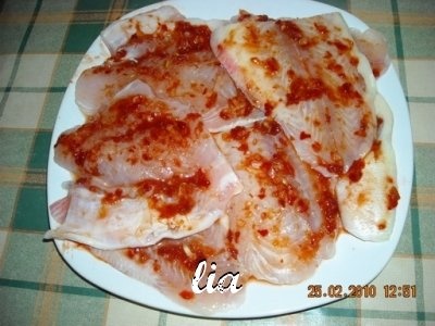 Fileuri de peste la cuptor