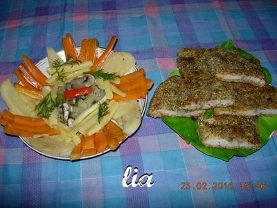 Fileuri de peste la cuptor