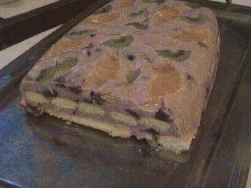 Prajitura cu iaurt si dulceata