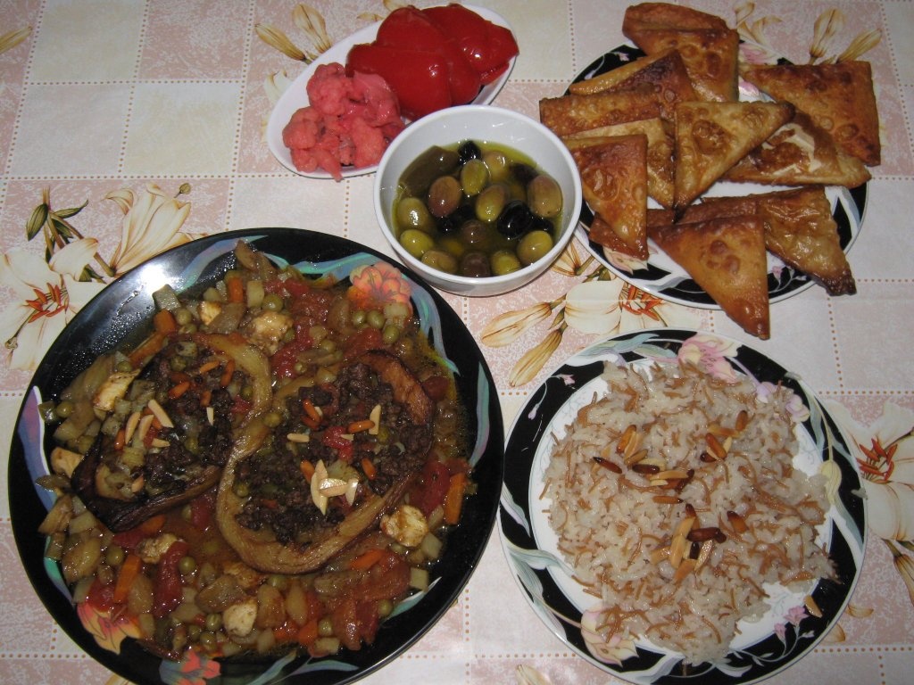 Vinete umplute la cuptor-specific tarilor arabe