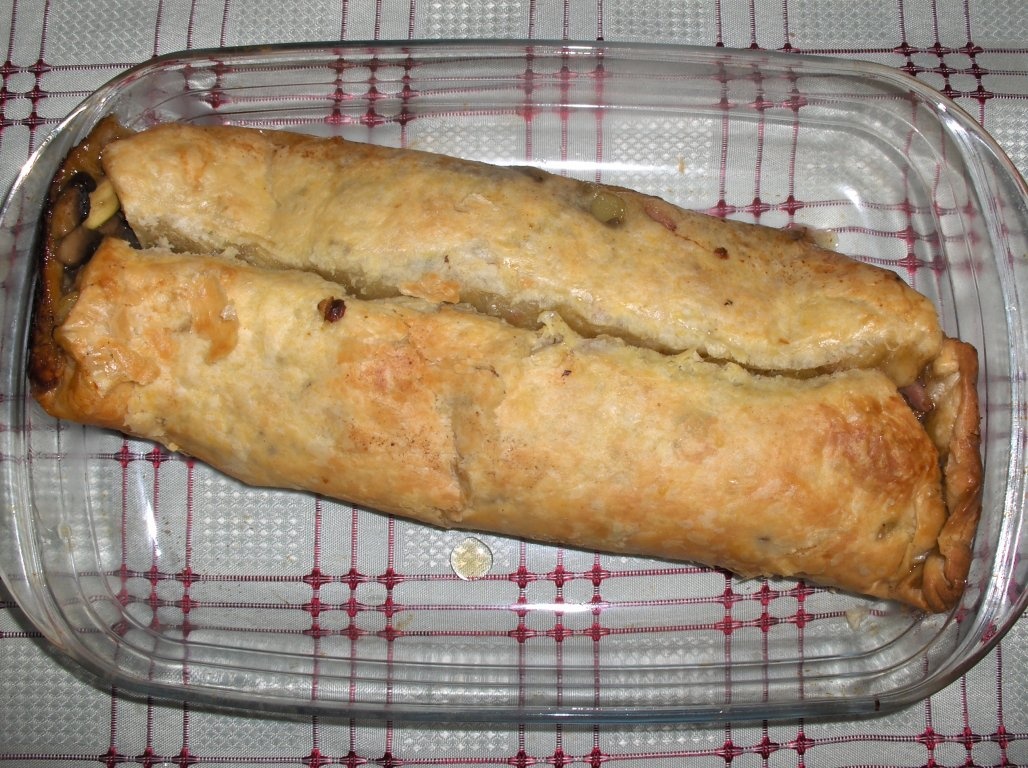 Quiche umplut cu legume si bacon a la Leon