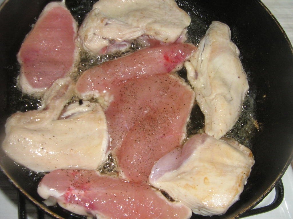 piept de pui cu sos de usturoi