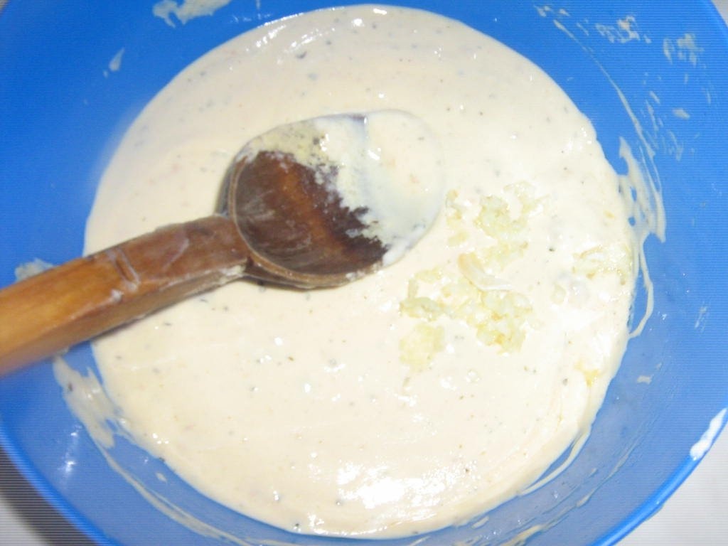 piept de pui cu sos de usturoi