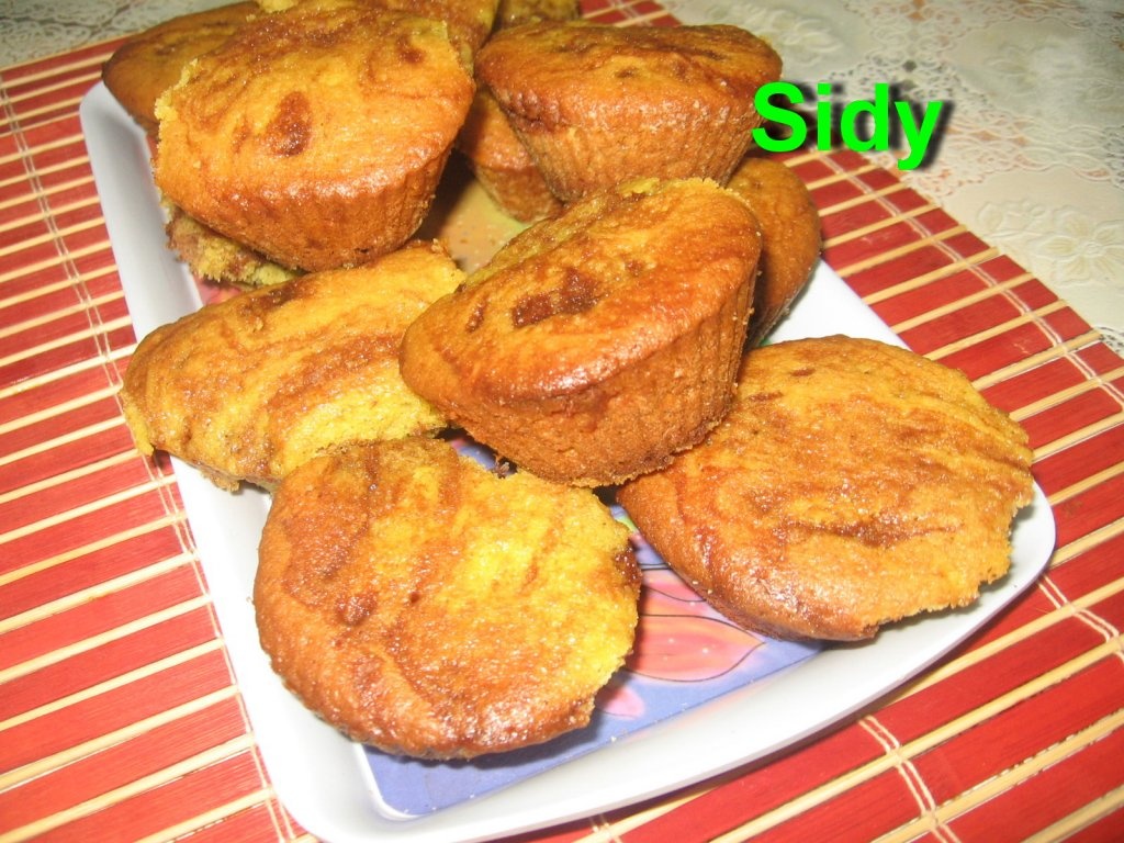 Muffins ( briose) mozaicate