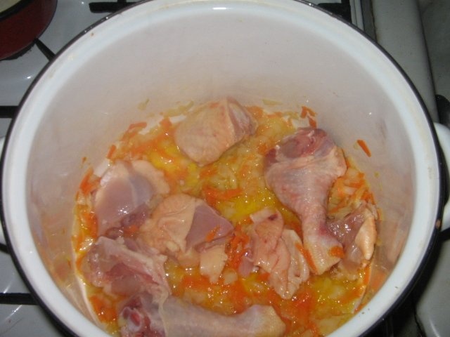 orez cu pulpe de pui