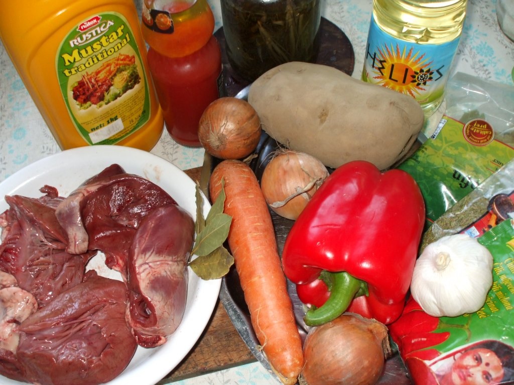 Inima in sos vanatoresc si cartofi piure