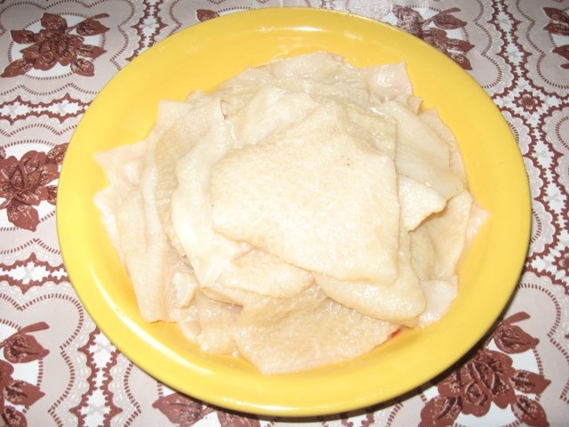 Snitele din burta de vita prajite sau coapte la cuptor