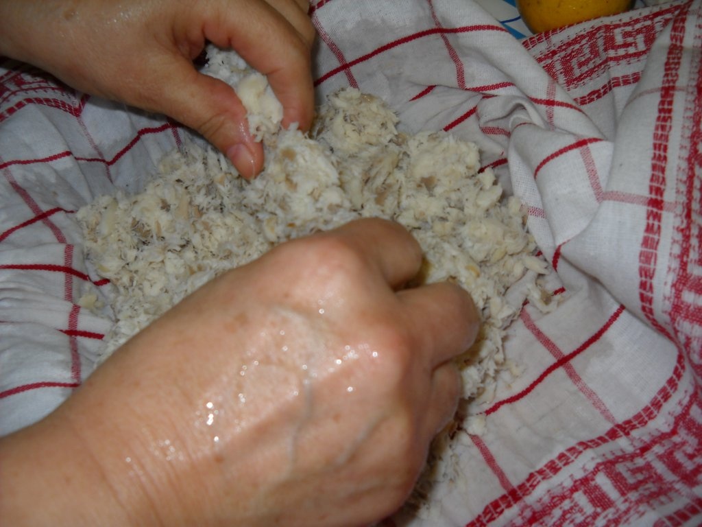 crochete din peste (fara miros de peste)