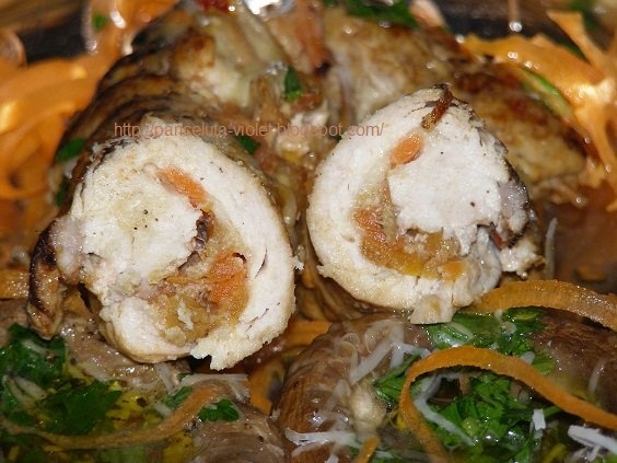 rulouri din piept de pui